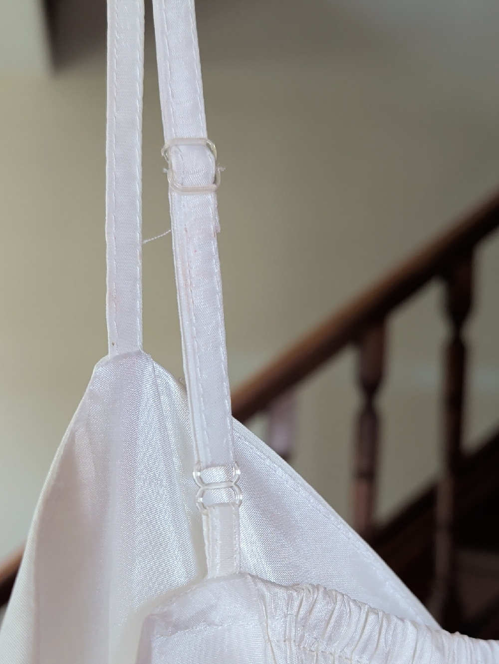 White Spaghetti-Strap Cocktail Dress NWT - Picture 9 of 9